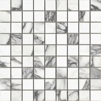 Плитка Ragno Bistrot Paonazzetto Mosaico Glossy Rett 30x30 см, поверхность полированная