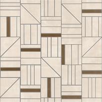 Плитка Ragno Resina Avorio Mosaico Forme 40x43 см, поверхность матовая