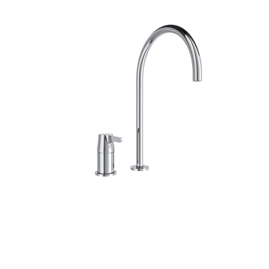 Плитка Ramonsoler Adagio Смеситель для раковины однорычажный на 2 отверстия ADAGIO хром  поверхность глянец