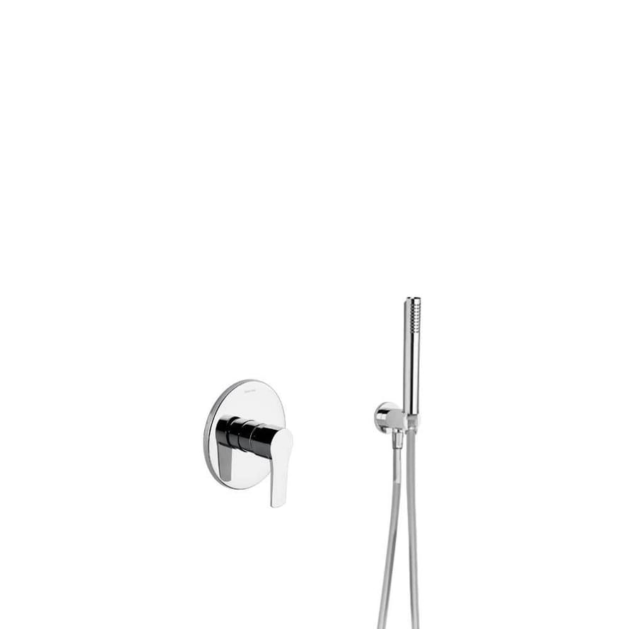 Плитка Ramonsoler Titanium Встраиваемый смеситель для душа с ручным душем хром  поверхность глянец