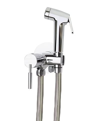 Плитка Ramonsoler Titanium Гигиенический душ встраиваемый с магнитным клапаном и ABS лейкой хром  поверхность глянец