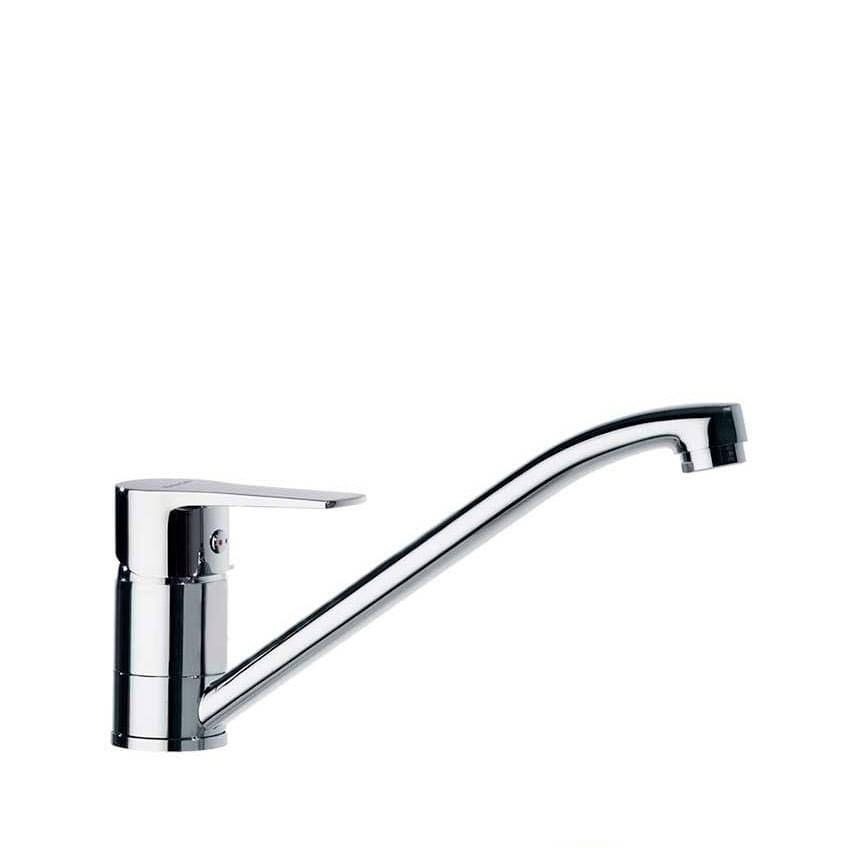 Плитка Ramonsoler Titanium Смеситель для кухни округлый TITANIUM хром  поверхность глянец