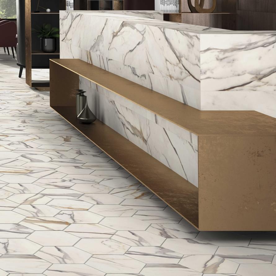 керамогранит фабрики Realonda коллекция Calacata Gold