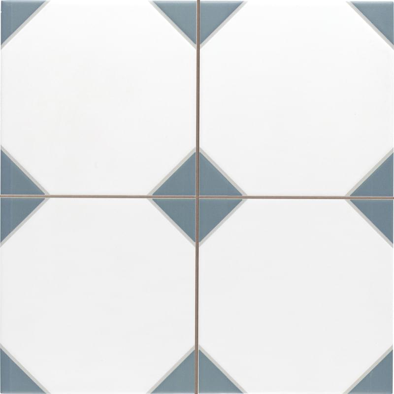 Плитка Realonda Canterbury Blue 33.3x33.3 см, поверхность матовая