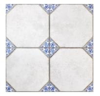 Плитка Realonda Leeds Blue 33x33 см, поверхность матовая