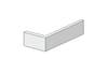 Плитка RedStone Dover Brick 00 U 7.1x22.7 см, поверхность матовая, рельефная