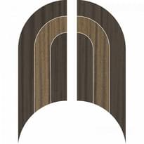 Плитка Refin Canal Grande Moro-N Mix Onda Lucido R 23.8x49.2 см, поверхность полированная