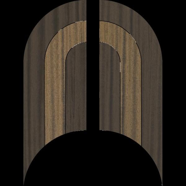 Плитка Refin Canal Grande Moro-N Mix Onda Soft R 23.8x49.2 см, поверхность полуматовая