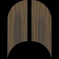 Плитка Refin Canal Grande Noce-M Mix Onda Lucido R 23.8x49.2 см, поверхность полированная