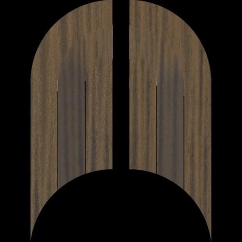 Плитка Refin Canal Grande Noce-M Mix Onda Lucido R 23.8x49.2 см, поверхность полированная