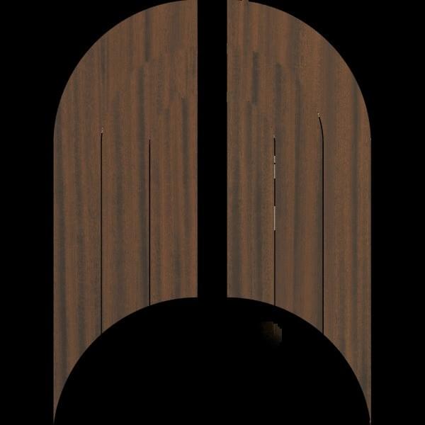 Плитка Refin Canal Grande Rubino Onda Lucido R 23.8x49.2 см, поверхность полированная