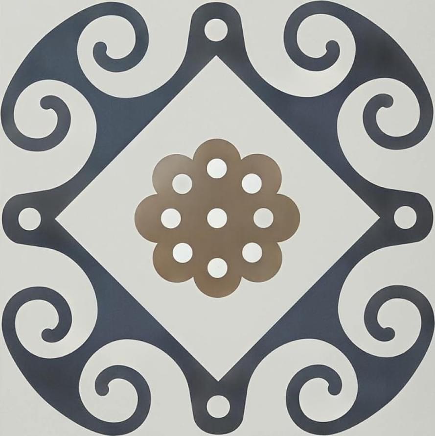 Плитка Refin Frame Majolica Modulo R 60x60 см, поверхность матовая