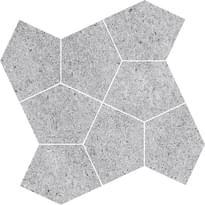Плитка Refin Grecale Acciaio Mosaico Penta Soft R 31.5x31.5 см, поверхность полуматовая