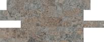 Плитка Refin Petrae Muschelkalk Brown Muretto R 30x60 см, поверхность матовая, рельефная