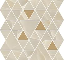 Плитка Refin Prestigio Onyx Beige Mosaico T Lucido R 30x30 см, поверхность полированная