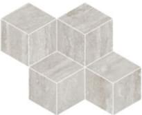 Плитка Refin Prestigio Travertino Beige Soft Mosaico Cube R 30.4x35.2 см, поверхность полуматовая