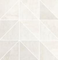 Плитка Refin Prestigio Travertino Grigio Soft Mosaico Cube R 30.4x35.2 см, поверхность полуматовая