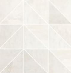 Плитка Refin Prestigio Travertino Grigio Soft Mosaico Cube R 30.4x35.2 см, поверхность полуматовая