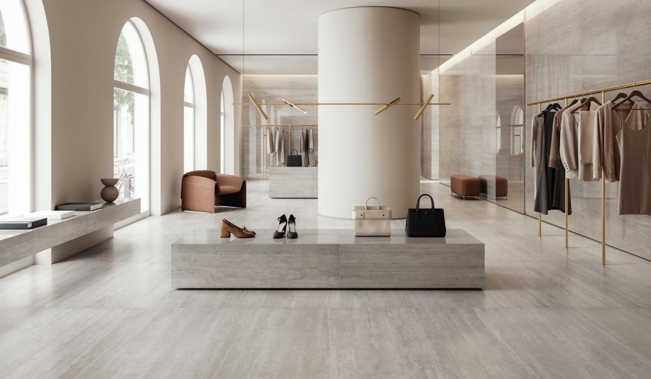 керамогранит фабрики Refin коллекция Prestigio Travertino