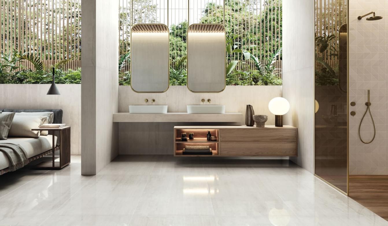 керамогранит фабрики Refin коллекция Prestigio Travertino