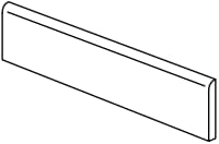 Плитка Refin Prestigio Marfil Lucido Mattiscopa R 7x75 см, поверхность полированная