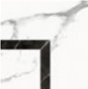 Плитка Refin Prestigio Nuvolato Lucido Fascia Minimal Ang R 15x15 см, поверхность полированная