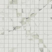 Плитка Refin Prestigio Statuario Lucido Mosaico R 30x30 см, поверхность полированная