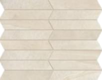 Плитка Refin Sublime Beige Plisse Mosaico Mix R 28x36 см, поверхность матовая