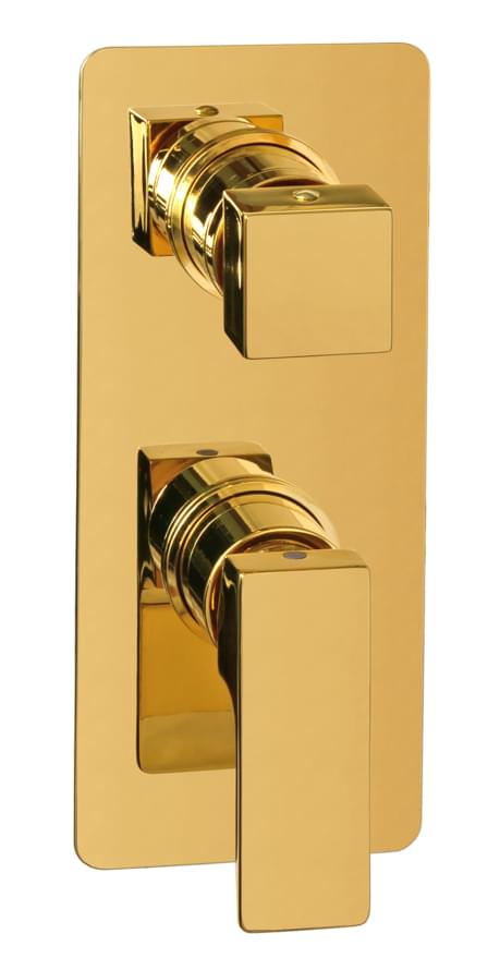 Плитка Remer Absolute Встраиваемый смеситель для душа ABSOLUTE золото глянцевое  поверхность глянец