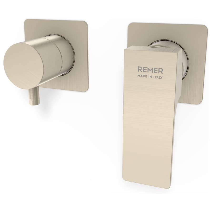 Плитка Remer Absolute Встраиваемый смеситель для душа ABSOLUTE сталь  поверхность матовая