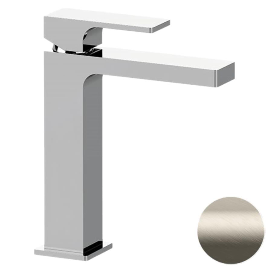 Плитка Remer Absolute Высокий смеситель для раковины ABSOLUTE сталь  поверхность матовая