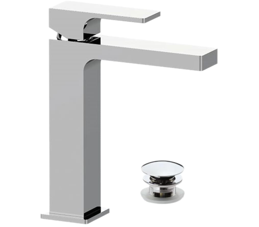 Плитка Remer Absolute Высокий смеситель для раковины ABSOLUTE хром  поверхность глянец