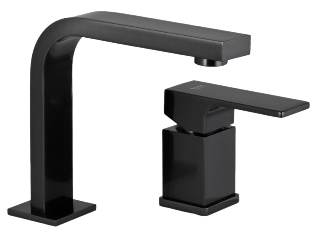 Плитка Remer Absolute Высокий смеситель для раковины ABSOLUTE черный брашированный хром  поверхность брашированная