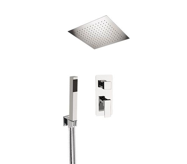 Плитка Remer Absolute Комплект: Душевая система квадратная ABSOLUTE хром  поверхность глянец