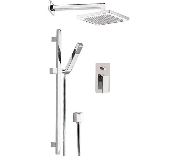 Плитка Remer Absolute Комплект: Душевая система на 2 выхода ABSOLUTE хром  поверхность глянец