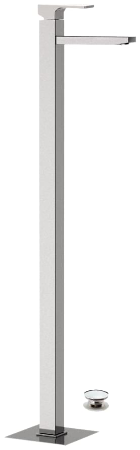 Плитка Remer Absolute Напольный смеситель для раковины ABSOLUTE хром  поверхность глянец