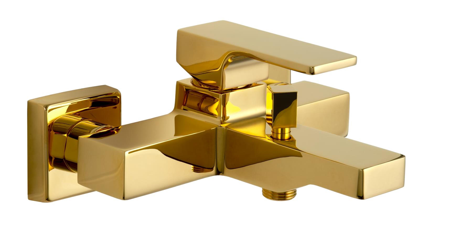 Плитка Remer Absolute Настенный смеситель для ванны ABSOLUTE золото глянцевое  поверхность глянец