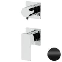 Плитка Remer Absolute Смеситель встраиваемый для душа ABSOLUTE черный матовый поверхность матовая