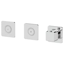 Плитка Remer Absolute Смеситель встраиваемый термостатический для душа ABSOLUTE хром поверхность глянец