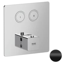 Плитка Remer Absolute Смеситель встраиваемый термостатический для душа ABSOLUTE черный матовый поверхность матовая