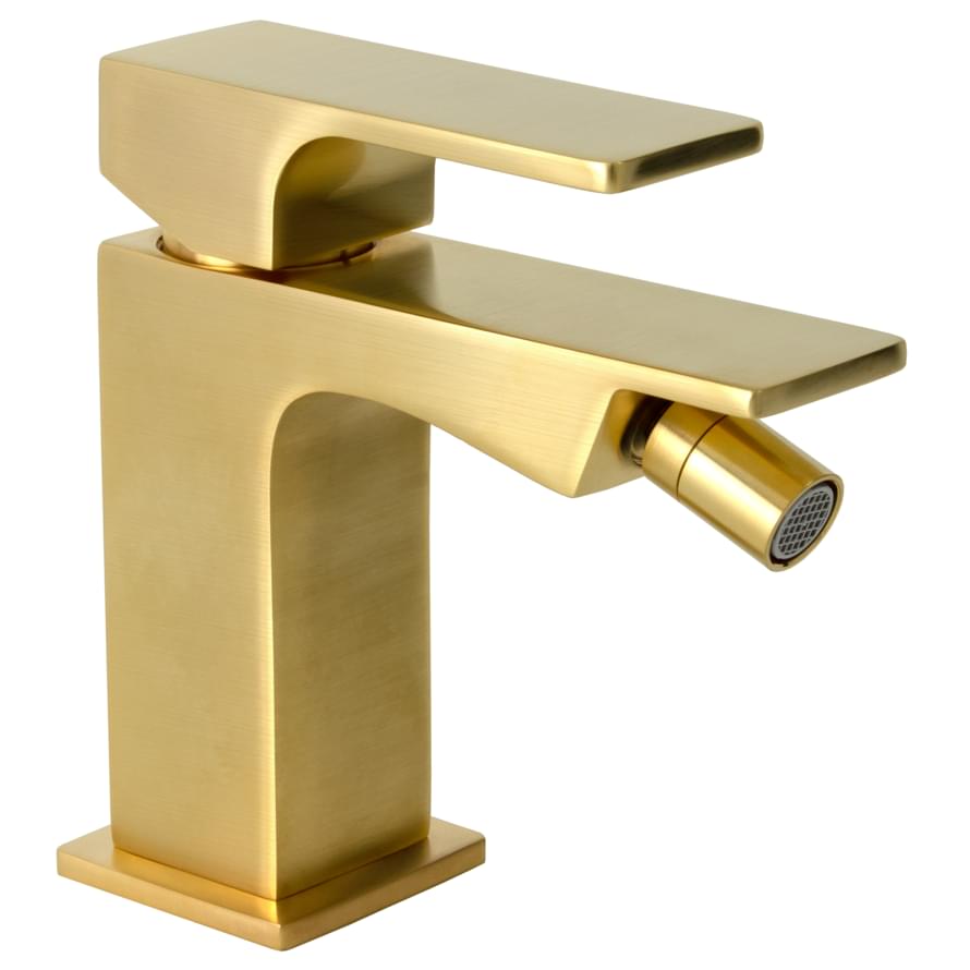 Плитка Remer Absolute Смеситель для биде ABSOLUTE золото брашированное  поверхность брашированная