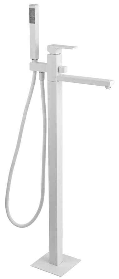 Плитка Remer Absolute Смеситель для ванны напольный ABSOLUTE белый матовый  поверхность матовая