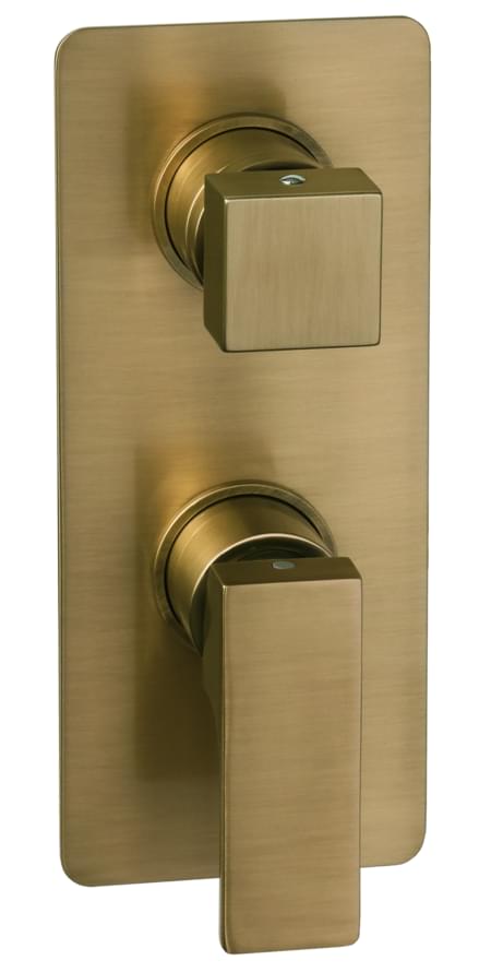 Плитка Remer Absolute Смеситель для душа ABSOLUTE состаренная латунь  поверхность брашированная