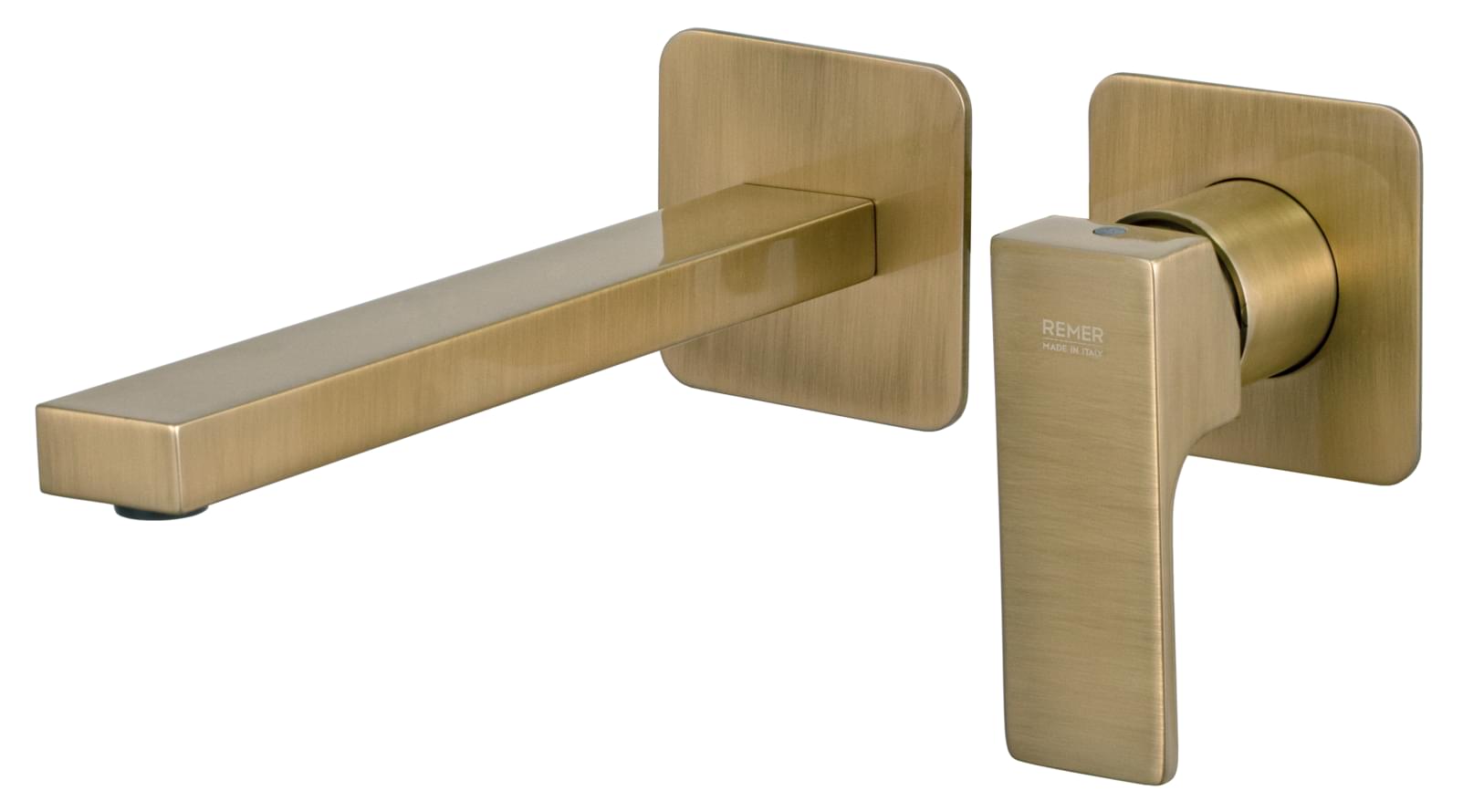 Плитка Remer Absolute Смеситель для раковины ABSOLUTE встраиваемый состаренная латунь  поверхность брашированная