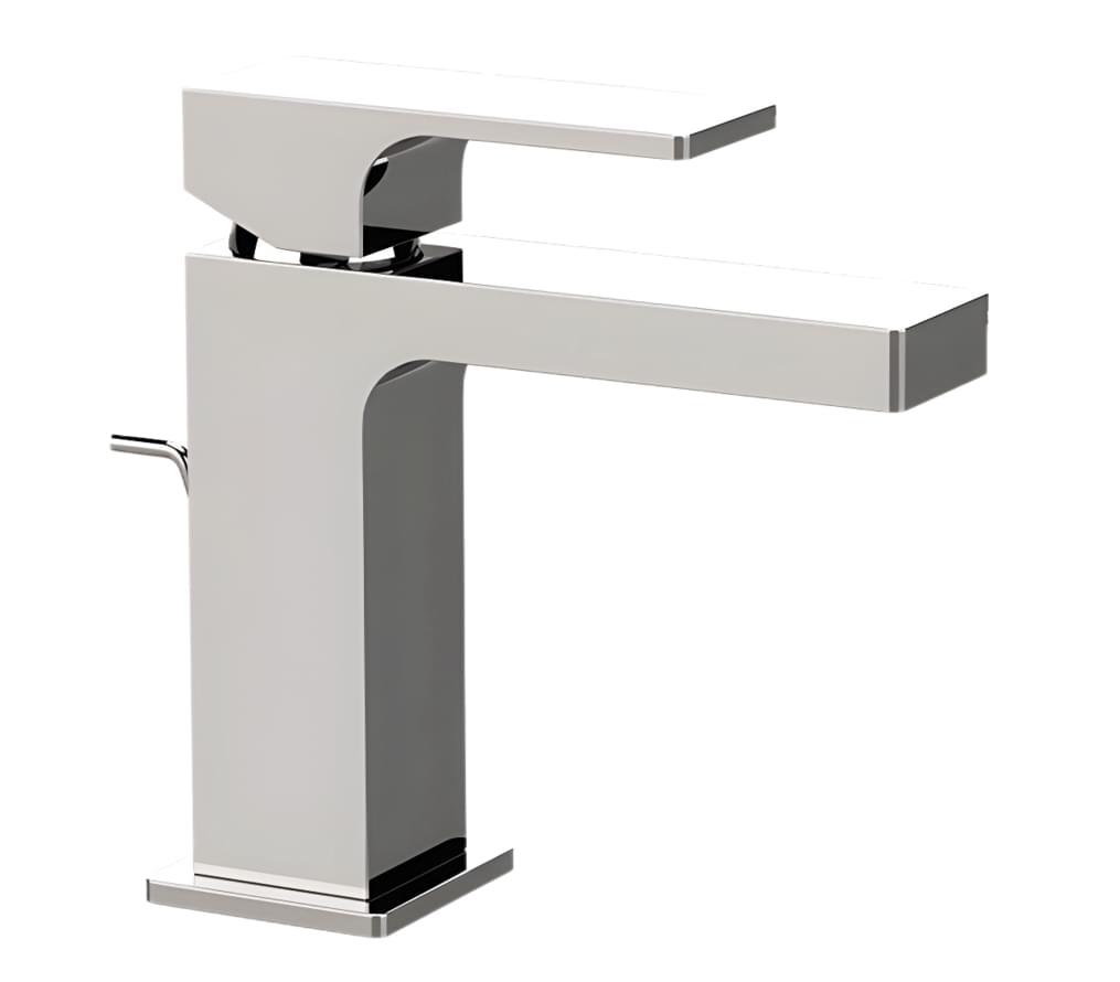 Плитка Remer Absolute Смеситель для раковины ABSOLUTE с донным клапаном хром  поверхность глянец