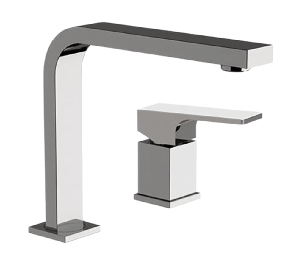 Плитка Remer Absolute Смеситель для раковины ABSOLUTE хром квадратный  поверхность глянец