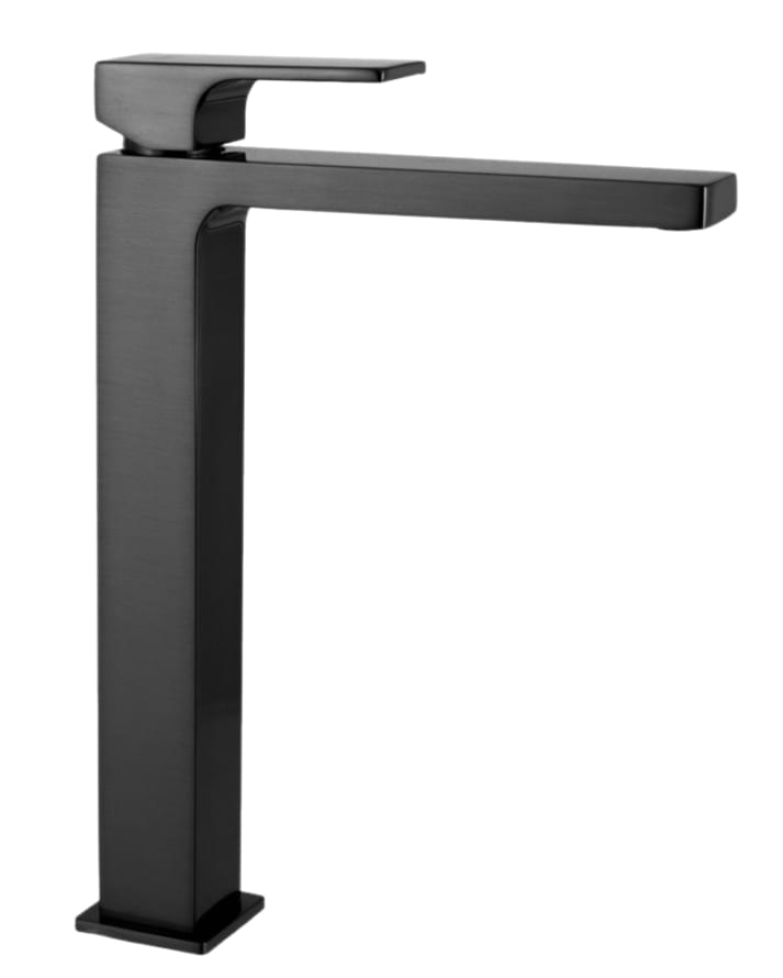 Плитка Remer Absolute Смеситель для раковины ABSOLUTE черный брашированный хром  поверхность брашированная