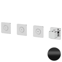 Плитка Remer Absolute Смеситель термостатический для душа ABSOLUTE черный матовый поверхность матовая