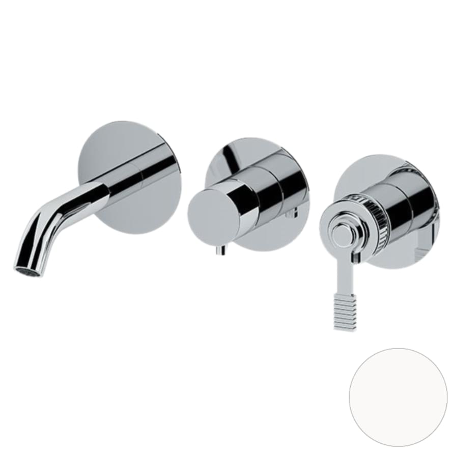 Плитка Remer Atelier Встраиваемый смеситель для ванны ATELIER белый матовый  поверхность матовая