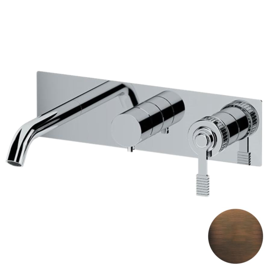 Плитка Remer Atelier Встраиваемый смеситель для ванны ATELIER бронза масляная  поверхность матовая